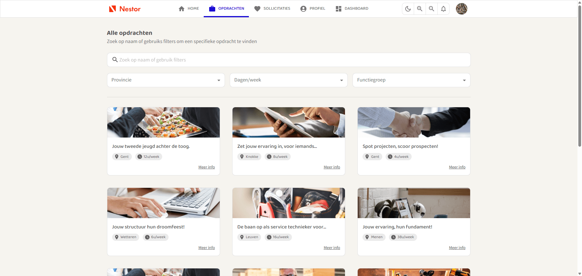 Mijn Nestor - Vacature